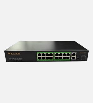 MT-SG1016PE 16 GE POE+2GE SFP Uplink POE Switch