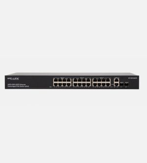 MT-SW1024PE 24FE POE+ 2GE + 1G SFP Uplink POE Switch