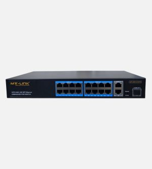 MT-SW1016PE 16FE POE+ 2GE + 1G SFP Uplink POE Switch